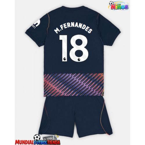 Camiseta Tottenham Hotspur Mateus Fernandes #18 Segunda Equipación Replica 2026-27 para niños mangas cortas (+ Pantalones cortos)